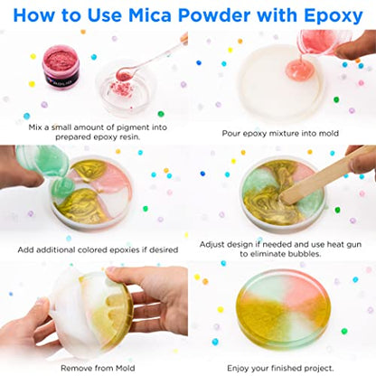 Mica Powder Color Pigment Jar