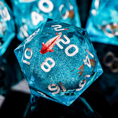 Liquid Core DND Dice Set
