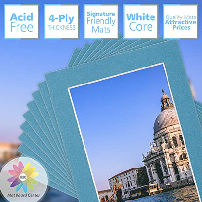 Mat Board Center 10 Pack 5x7 Photo Mats for 4x6 Picture
