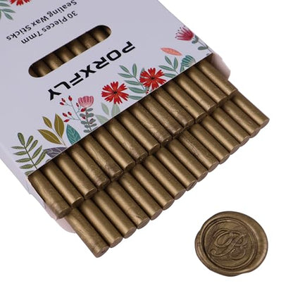 30 Pieces 7mm Sealing Wax Sticks for Glue Gun