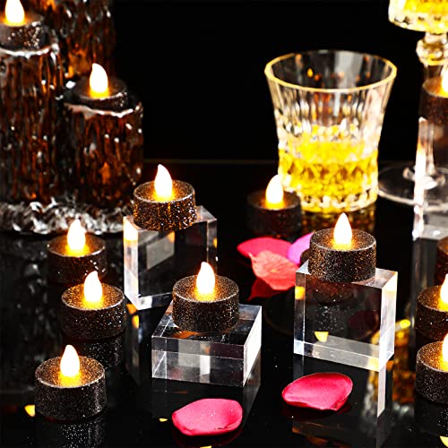 8 Pcs Acrylic Display Block Clear Cube 2 x 2 x 1 Inch