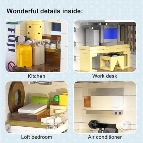 Master C66006W Japanese Bun House Building Set