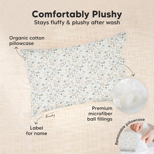 Mini Toddler Pillow with Pillowcase
