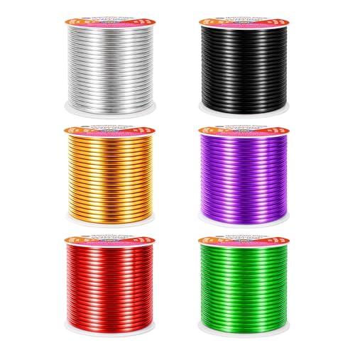 12 GA Silver Black Red Assorted Anodized Aluminum Craft Wire
