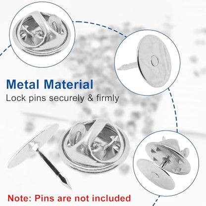 100pcs Pin Backs (100 Count)
