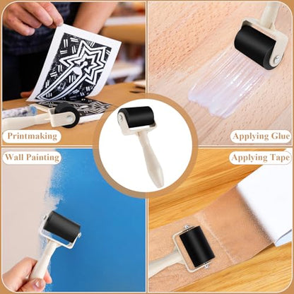 20Pcs Rubber Brayer Roller