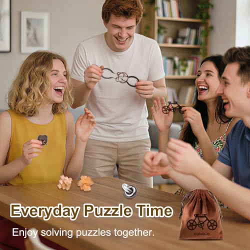 32 Pcs Brain Teaser Puzzles Set for Adults Kids (32 Count)