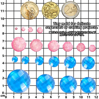 Mini Dome Cabochon Gemstone Pastry Silicone Mold for Cake Decoration
