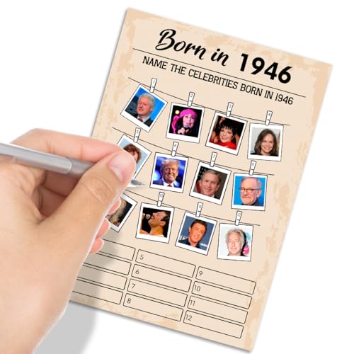 80th Birthday Party Games (30 Count)