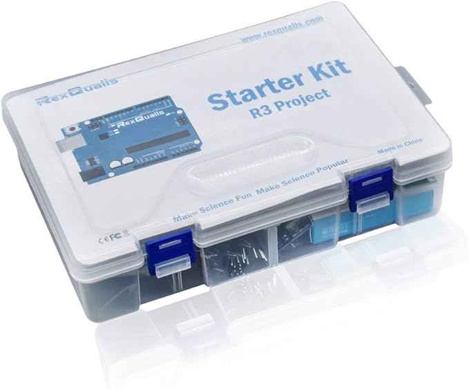 REXQualis Super Starter Kit Based on Arduino UNO R3 with Tutorial and Controller Board Compatible with Arduino IDE