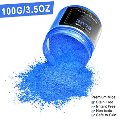 Blue Mica Powder Pigment
