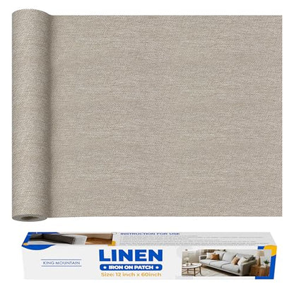 Linen Iron on Patch