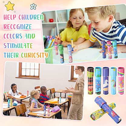 15 Pcs Classic Kaleidoscopes Kids Birthday Party Favor Old Fashioned Vintage Educational Toys Stocking Stuffers Goodie Bag Fillers for Classroom School Return Gifts Carnival Prizes (15 Count)