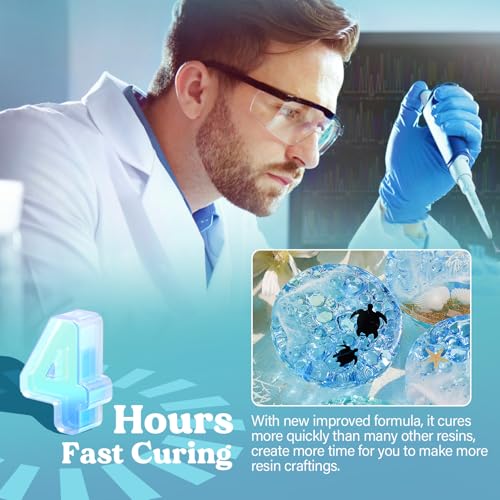 72OZ Fast Curing Epoxy Resin Kit (72 Ounce)