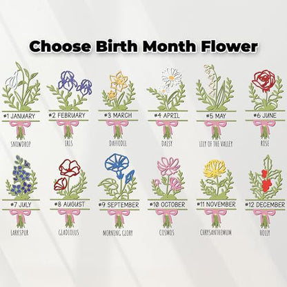 Personalized Birth Month Flower Sign