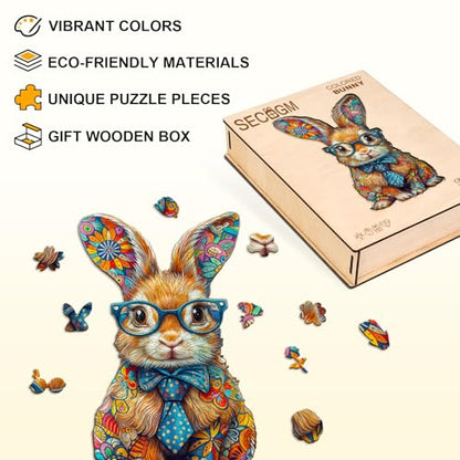 Wooden Puzzles for Adults (100 Count)