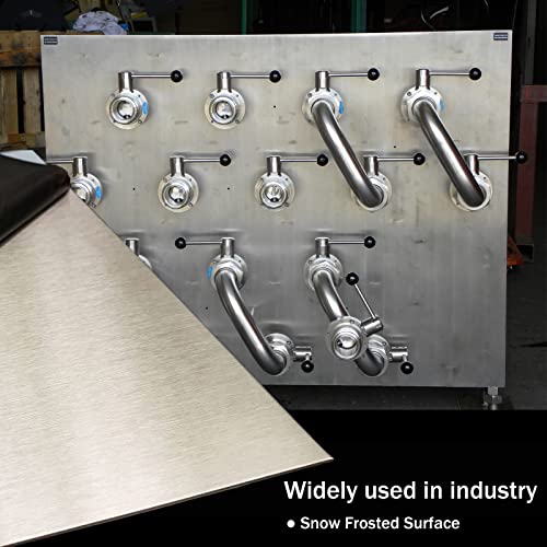 304 Stainless Steel Sheets Metal 12" x 12" x 1