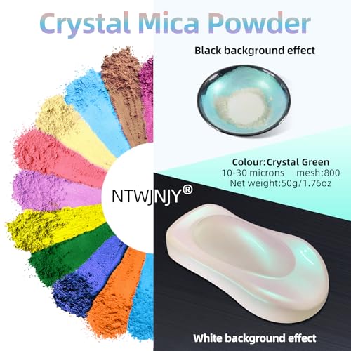 Crystal Green Mica Powder for Epoxy Resin