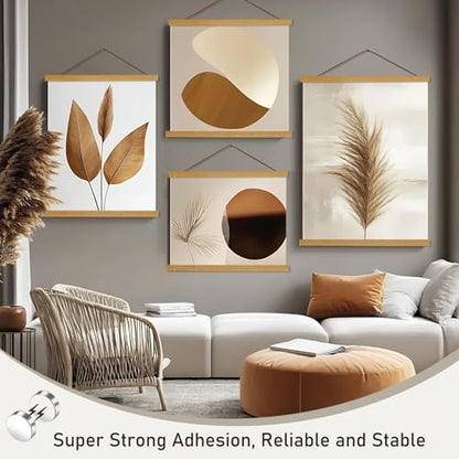 Magnetic Poster Hanger Frame (4 Count)
