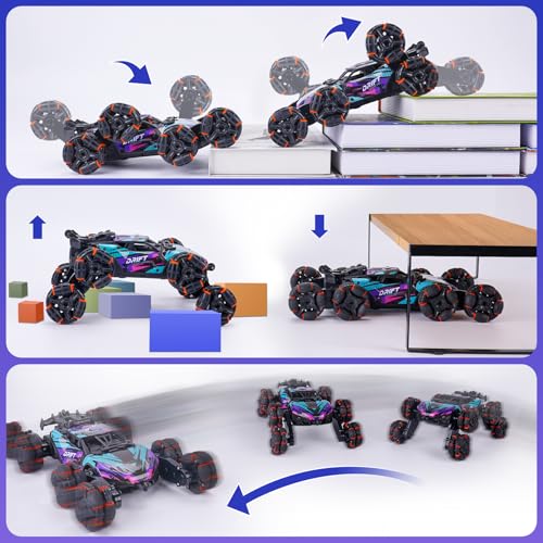 Cool 8 Wheels Hand Controlled RC Stunt Car Toys