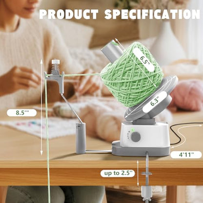 Yarn Winder Electric Yarn Ball Winder for Crocheting