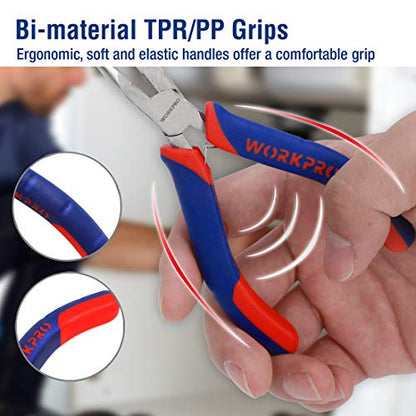 6 piece Mini Pliers Set with Pouch (6 Count)