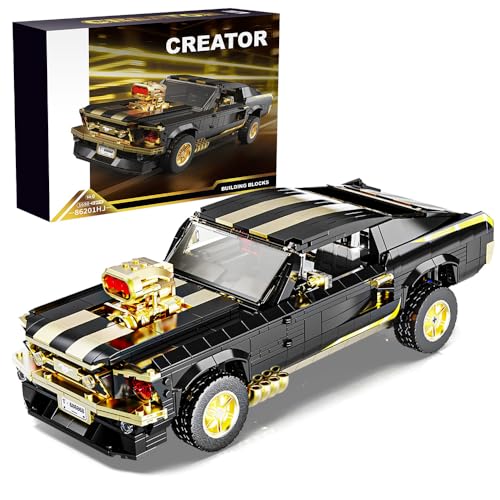 1 10 MOC Sports GTRS Car Building Blocks Toys Boys or Adults Kits