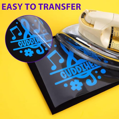 HTV Iron on Vinyl 12Inch by 12ft Roll HTV Heat Transfer Vinyl for T