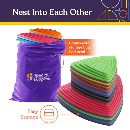 10 Stepping Stones for Kids Indoor and Outdoor Balance Blocks Promote Coordination