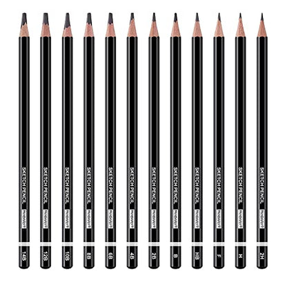 Drawing Sketching Pencil Set (12 Count)