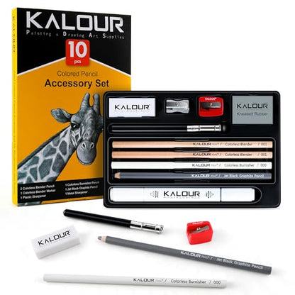 Colored Pencil Accessory Kit (10 Count)