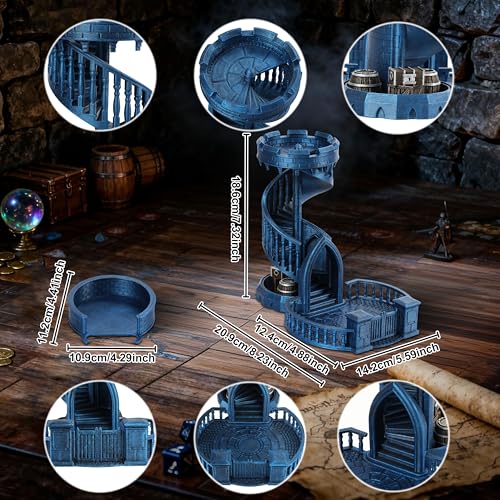 Dice Rolling Tower and Tray