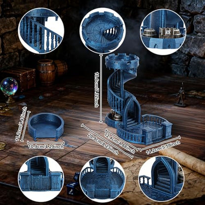 Dice Rolling Tower and Tray