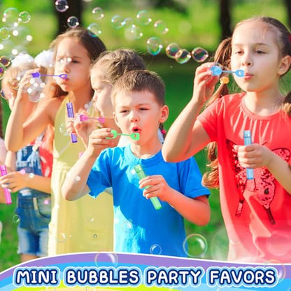 500 Piece Mini Bubble Wands in 10 Colors (4.8 Ounce)