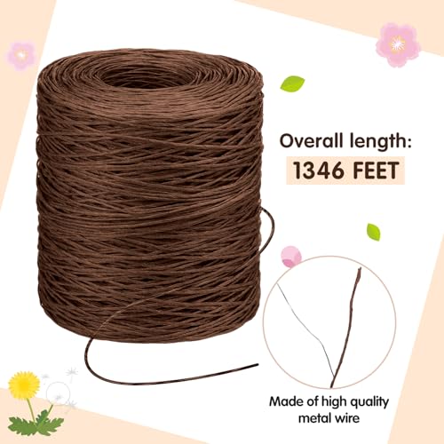 1345 Feet Floral Vine Bind Wire Rustic Craft Wire