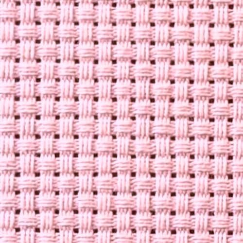 2 Sheets of Pink 11 Count Aida Cloth