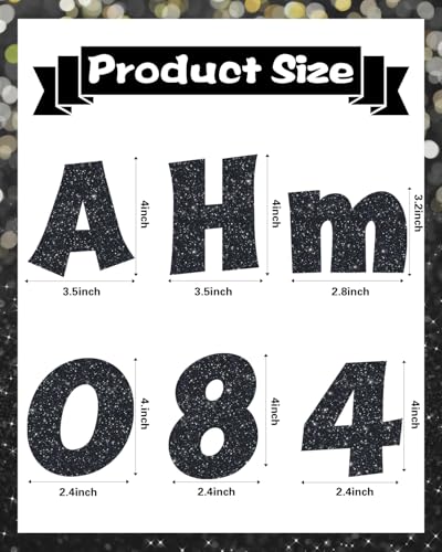 237 Pcs Glitter Bulletin Board Letters