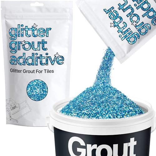 Ocean Blue Holographic Glitter Grout Additive 100g Metallic Flakes (3.5 Ounce)