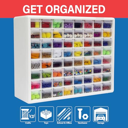 64 Drawer Plastic Storage Cabinet