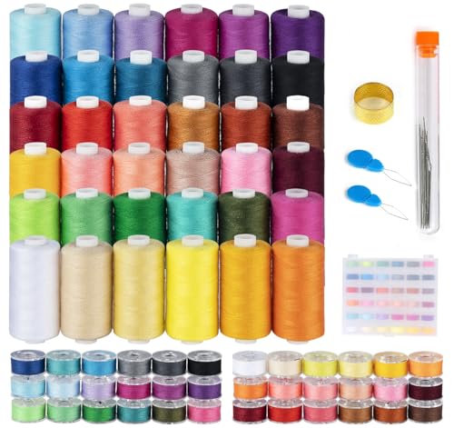 72 Pcs Sewing Thread 700 Yards (72 Count)