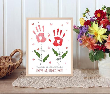 Flower Handprint Keepsake Card Making Kit