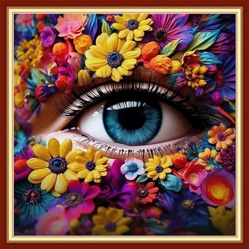 Cross Stitch Stamped Full Embroidery Kits DIY 11CT Cotton Thread Printed DIY Needlepoint Kits Craft Needlework Set Cross