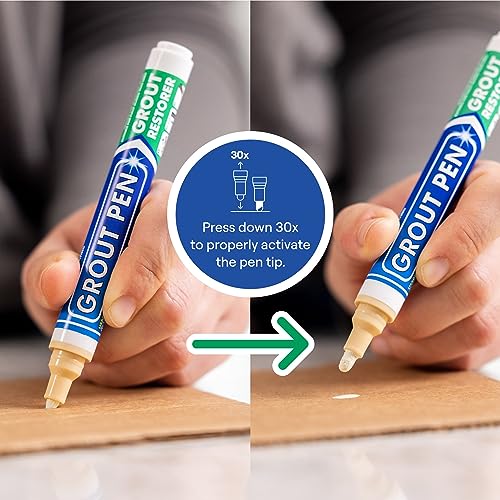 Grout Pen Cream Tile Grout Paint Marker Restorer