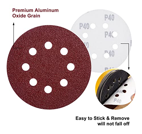150 PCS Sanding Discs 5 (150 Count)