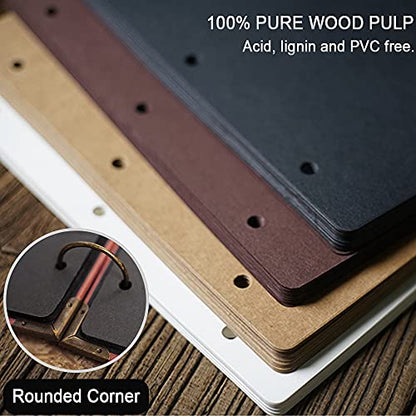 10 Sheets Double Sided Scrapbooking Refill Pages (10 Count)