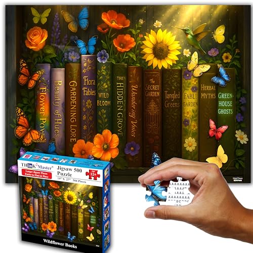 Enchanted Library 500 Pieces Very Large Pieces Jigsaw Puzzle