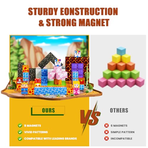 Magnetic Blocks (120 Count)