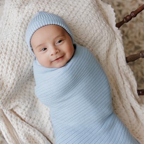 100% Organic Cotton Baby Blanket for Boys