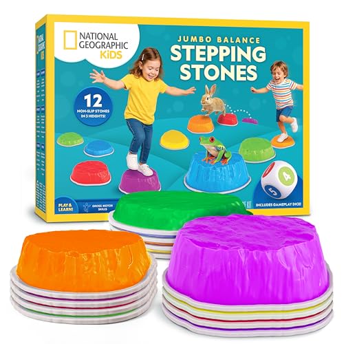 National Geographic Kids Jumbo Balance Stepping Stones 12