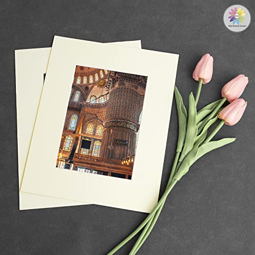 Mat Board Center 10 Pack 8x10 Photo Mats for 5x7 Picture
